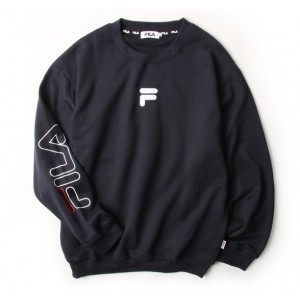 FILA Sleeve Print Trainer - Navy